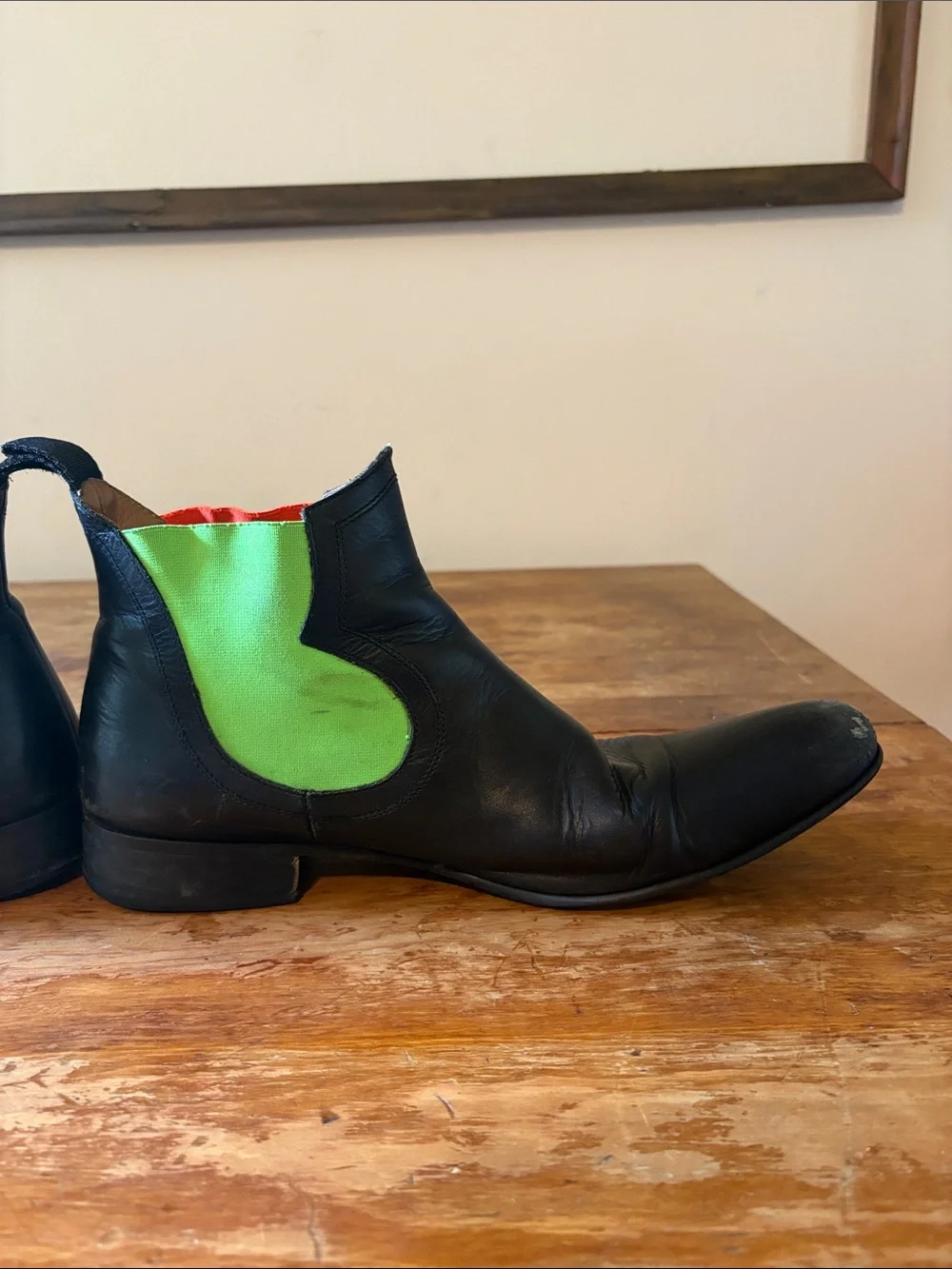 FLUEVOG MENS EXECUTOR RIGAS CHELSEA BOOTS